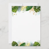 Dinosaur Young Wild und drei Dinosaurier Geburtsta Einladung (Rückseite)