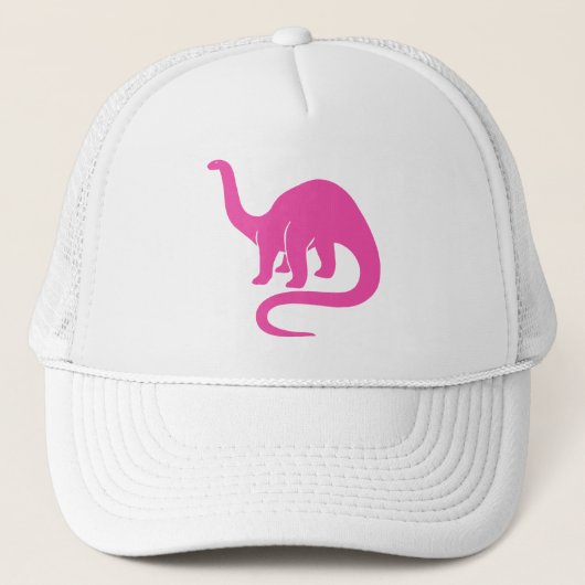 DinosaurHat - Rosa Truckerkappe (Vorderseite)