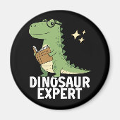 Dinosaurienexperte - Coole Wissenschaft Dino T-Rex Magnet (Vorne)