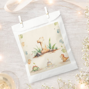 Dinosaurier 1. Geburtstag Gunst Bag One-a-Saurus P Geschenktütchen