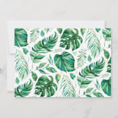 Dinosaurier 1. Geburtstagsfeier Einladung (Rückseite)