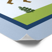 Dinosaurier 1 Wall Art Poster (Ecke)