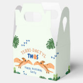 Dinosaurier 2. Geburtstag Funny Green Pterodactyl Geschenkschachtel (Geöffnet)