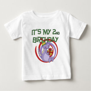 Dinosaurier 2. Geburtstag - Hemden und Geschenke Baby T-shirt