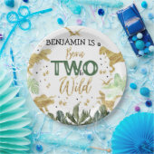 Dinosaurier 2. Geburtstags-Party Pappteller (Party)