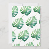 Dinosaurier 2. Geburtstagswasser Einladung (Rückseite)