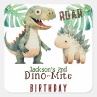 Dinosaurier 2. Geburtstagswasser
