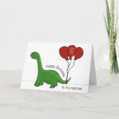 Dinosaurier 30. (oder irgendein) Geburtstagsneffe Karte (Vorderseite)