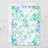 Dinosaurier 3. Geburtstag Party Foto Einladung (Rückseite)