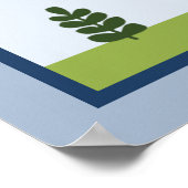 Dinosaurier 3 Wall Art Poster (Ecke)