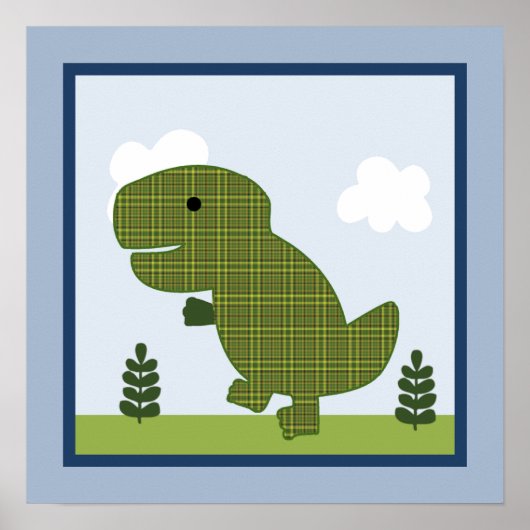 Dinosaurier 3 Wall Art Poster (Vorne)
