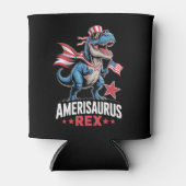 Dinosaurier 4. Juli Amerisaurus T Rex Funny Dosenkühler (Vorderseite)