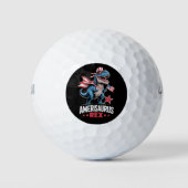 Dinosaurier 4. Juli Amerisaurus T Rex Funny Golfball (Vorderseite)