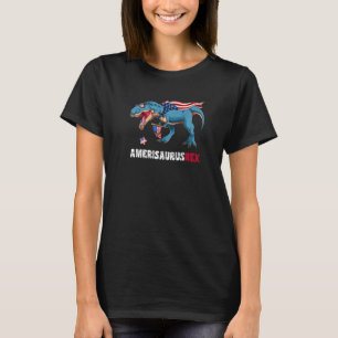 Dinosaurier 4. Juli Kinder Jungen Kleinkinder Amer T-Shirt