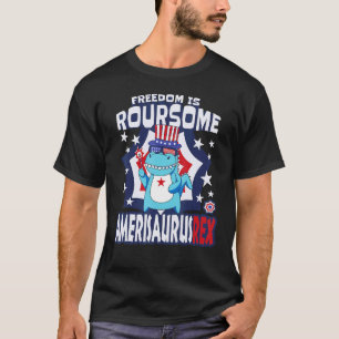 Dinosaurier 4. Juli Kleinkind Kinder Jungen Männer T-Shirt