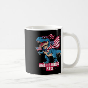 Dinosaurier 4. Juli Männer Frauen Mädchen Amerisau Kaffeetasse