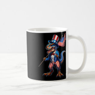 Dinosaurier 4. Juli T-rex USA Patriotische Amerika Kaffeetasse