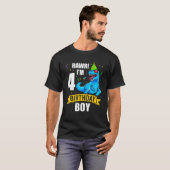 Dinosaurier 4 Vierjährige Geburtstagskinder T-Shirt (Vorne ganz)