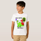 Dinosaurier-5. Geburtstags-T - Shirts und (Vorne ganz)