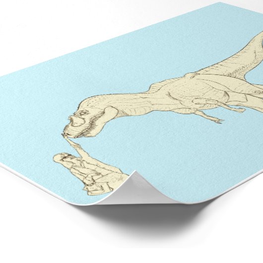 Dinosaurier 6x4 poster (Ecke)