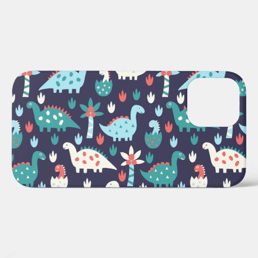 Dinosaurier Adventure Nahtlos Design Case-Mate iPhone Hülle (Rückseite (Horizontal))