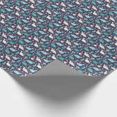 Dinosaurier Adventure Nahtlos Design Geschenkpapier (Ecke)