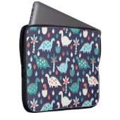 Dinosaurier Adventure Nahtlos Design Laptopschutzhülle (Vorne Rechts)