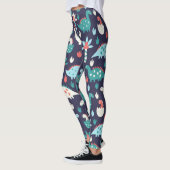 Dinosaurier Adventure Nahtlos Design Leggings (Links)