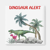 Dinosaurier Alert Magnet (Vorne)