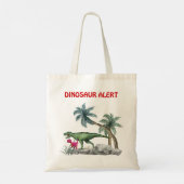 Dinosaurier Alert Tragetasche (Rückseite)