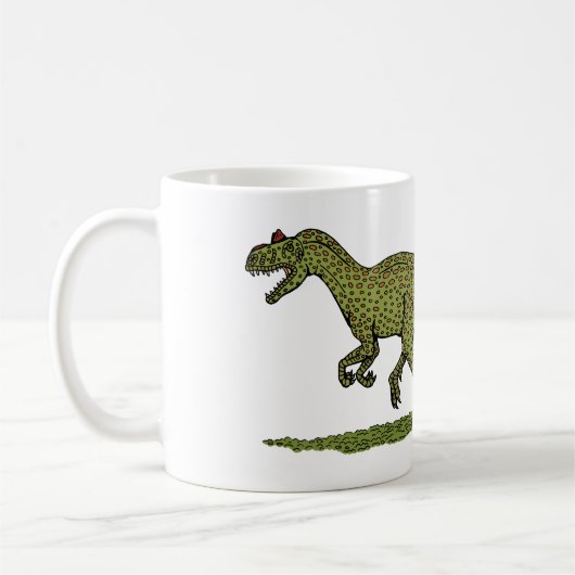 Dinosaurier Allosaurus Kaffeetasse (Links)