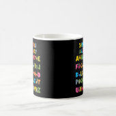 Dinosaurier Alphabet ABC Kaffeetasse (Mittel)