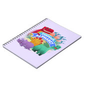 Dinosaurier-Alphabet-Notizbuch Notizblock (Linke Seite)