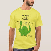 Dinosaurier-Anatomie T-Shirt (Vorderseite)