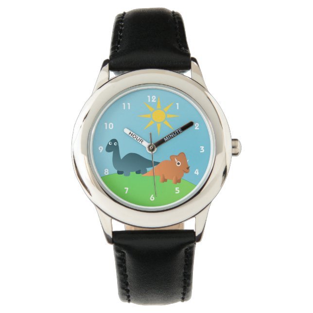 Dinosaurier Armbanduhr (Vorderseite)