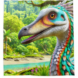 Dinosaurier Art Duschvorhang