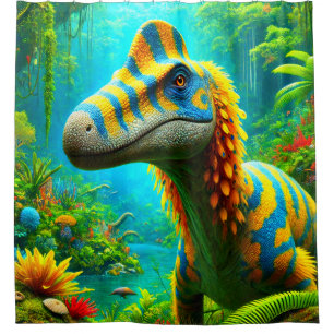 Dinosaurier Art Duschvorhang