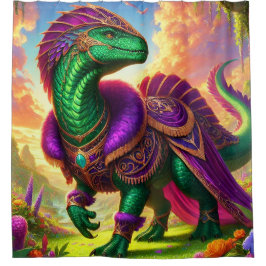 Dinosaurier Art Duschvorhang