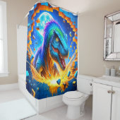 Dinosaurier Art Duschvorhang (Beispiel)