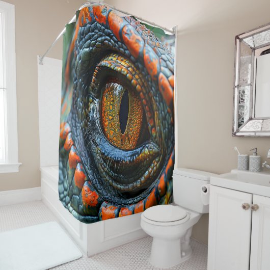Dinosaurier Art Duschvorhang (Beispiel)