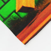 Dinosaurier Art Fleecedecke (Ecke)