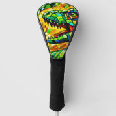 Dinosaurier Art Golf Headcover (Vorderseite)