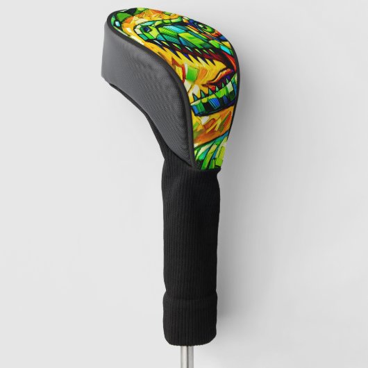 Dinosaurier Art Golf Headcover (angewinkelt)