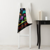 Dinosaurier Astronauten Wasserfarbraum Personalisi Sherpadecke (Beispiel)