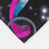 Dinosaurier Astronauten Wassersport-Weltraum Kinde Fleecedecke (Ecke)