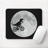 Dinosaurier auf einem Rad mit dem Mond Mousepad (Mit Mouse)