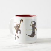 Dinosaurier auf einer Tasse (Vorderseite Links)
