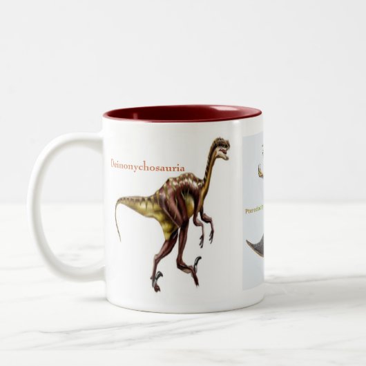 Dinosaurier auf einer Tasse (Links)