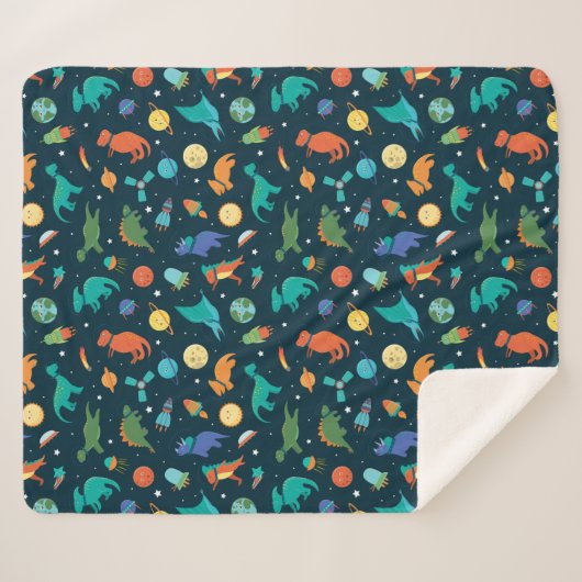 Dinosaurier auf Raumfahrtschiffen Sherpadecke (Vorderseite (Horizontal))