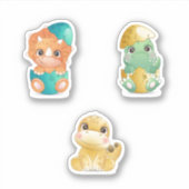 Dinosaurier Aufkleber (Vorderseite)